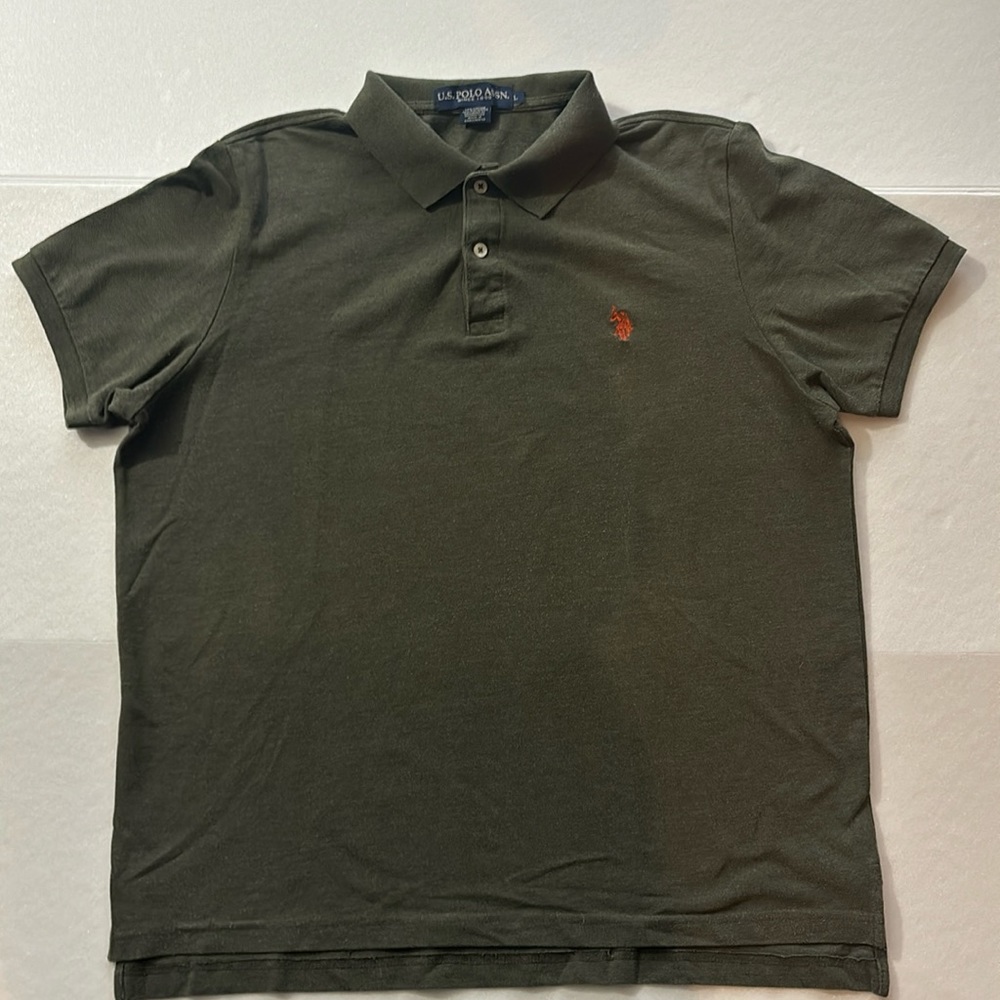 Men’s US Polo Assn. polo shirt size L green